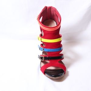 Brand New heel sandal multi color